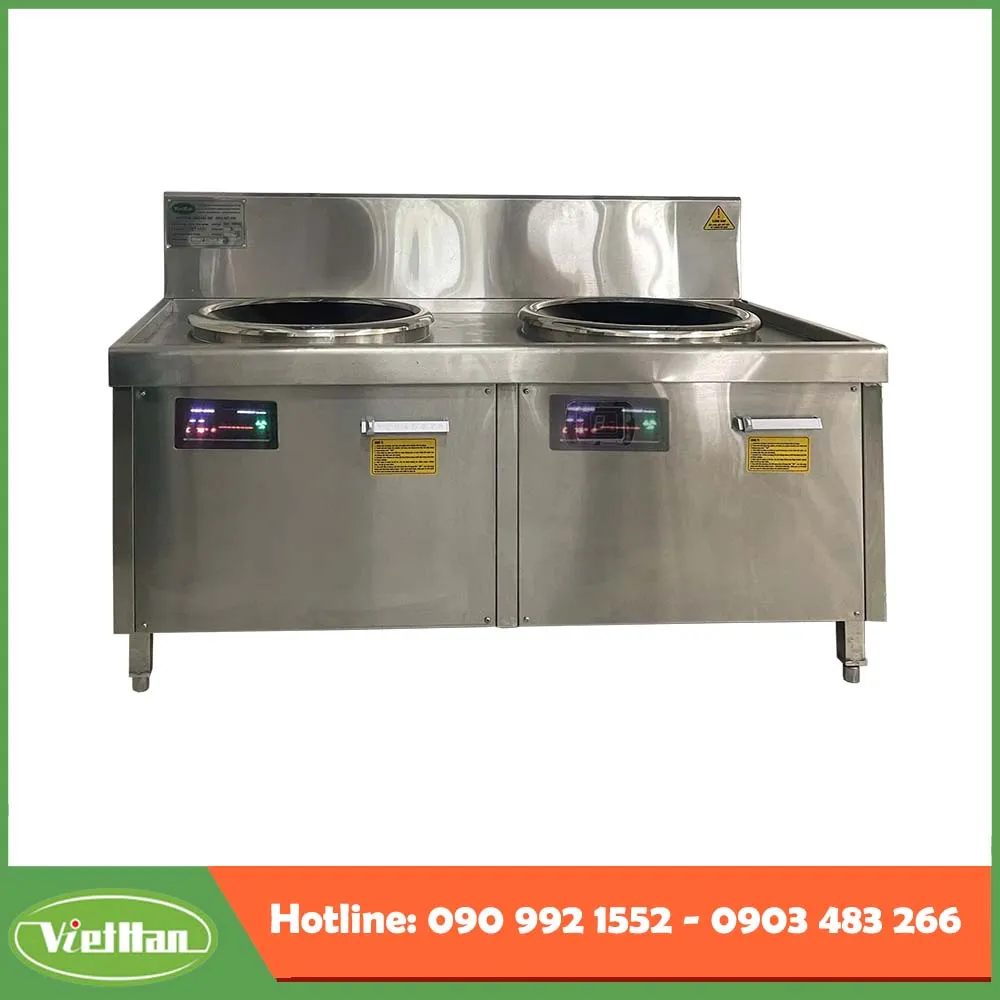 Bếp từ công nghiệp đôi lõm chảo rời 16KW 8 Bếp từ công nghiệp đôi lõm chảo rời 16KW 7