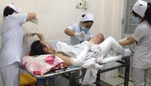 Bình ga xì khi đang nấu ăn, một phụ nữ bị bỏng nặng 6 Bình ga xì khi đang nấu ăn, một phụ nữ bị bỏng nặng 5