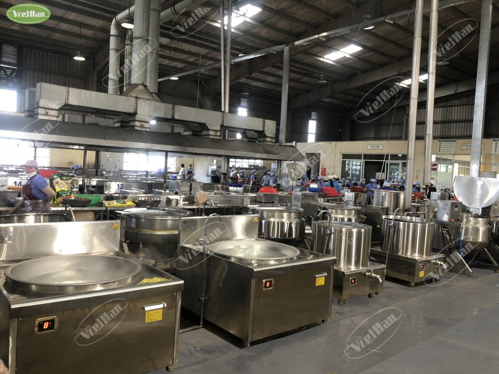 Hoàn thiện lắp đặt hệ thống bếp từ công nghiệp Việt Hàn tại nhà máy THACO TRƯỜNG HẢI 4 Hoàn thiện lắp đặt hệ thống bếp từ công nghiệp Việt Hàn tại nhà máy THACO TRƯỜNG HẢI 3