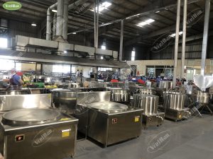 Hoàn thiện lắp đặt hệ thống bếp từ công nghiệp Việt Hàn tại nhà máy THACO TRƯỜNG HẢI 5
