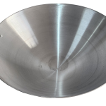 Chảo inox lõm 40 45 cm cho bếp từ công nghiệp Zircon