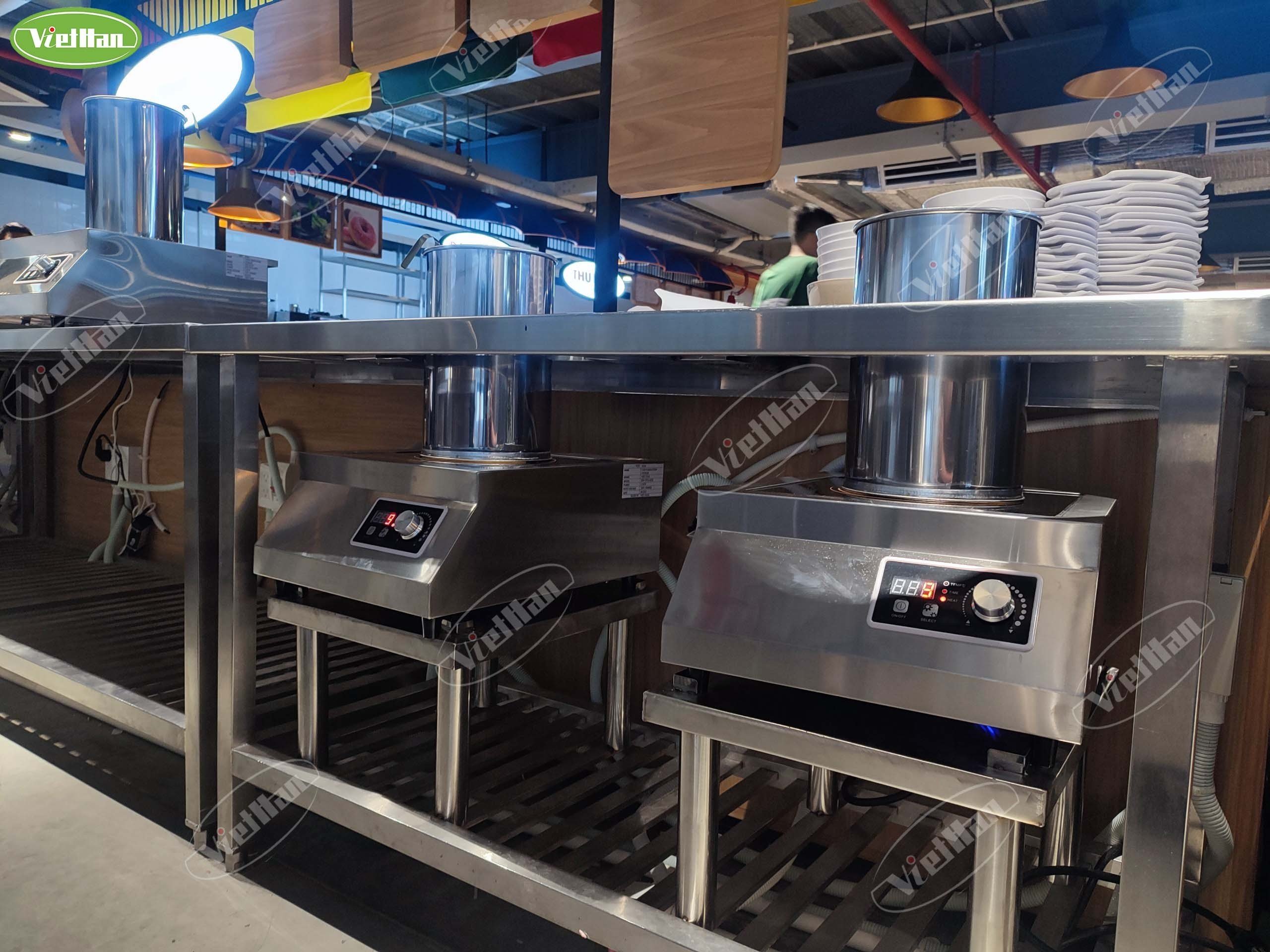 Bếp từ công nghiệp Việt Hàn tại công trình AEON Mall