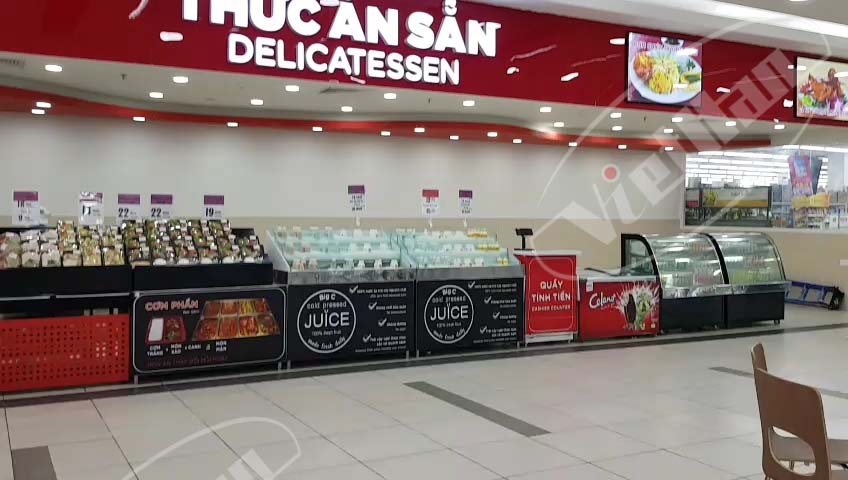 Bếp từ công nghiệp Việt Hàn tại công trình Hệ thống BigC