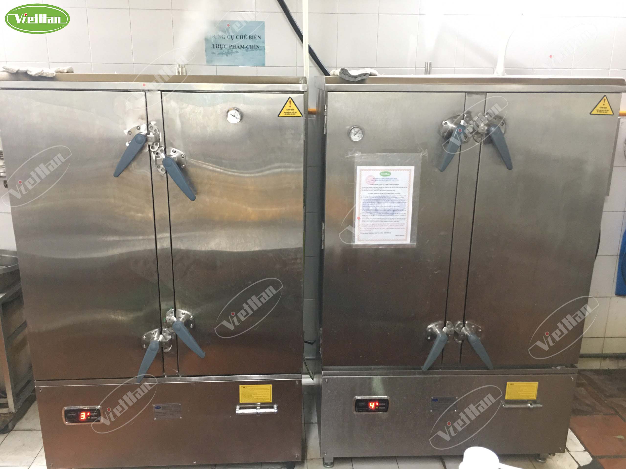 Bếp từ công nghiệp Việt Hàn tại công trình Bệnh viện An Việt