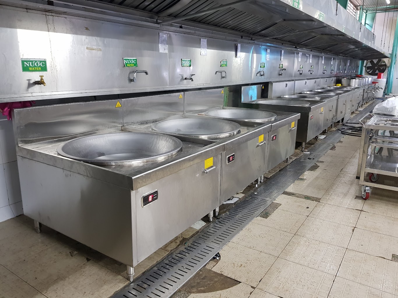 Bếp từ công nghiệp Việt Hàn tại công trình Viettel