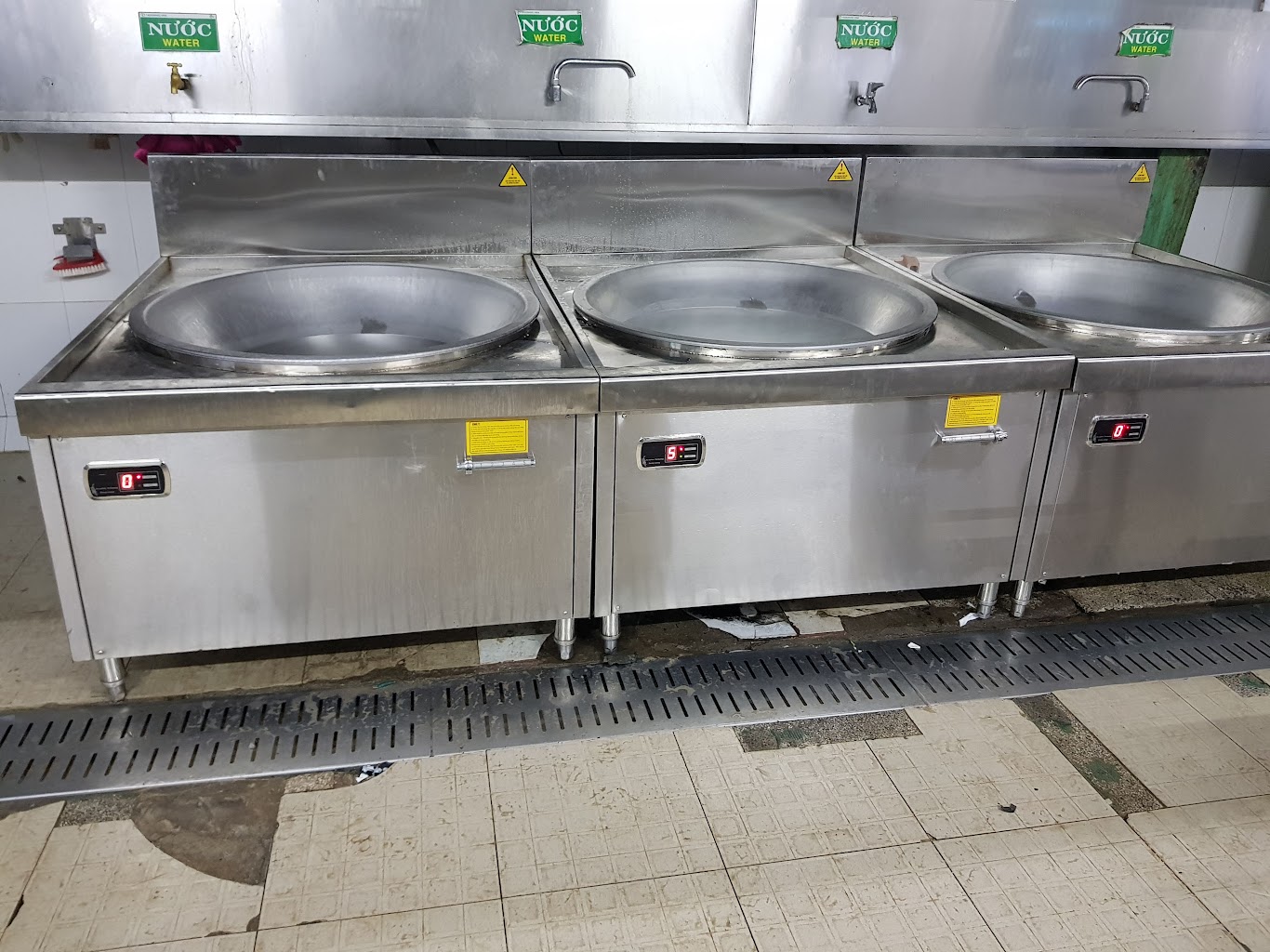 Bếp từ công nghiệp Việt Hàn tại công trình Viettel