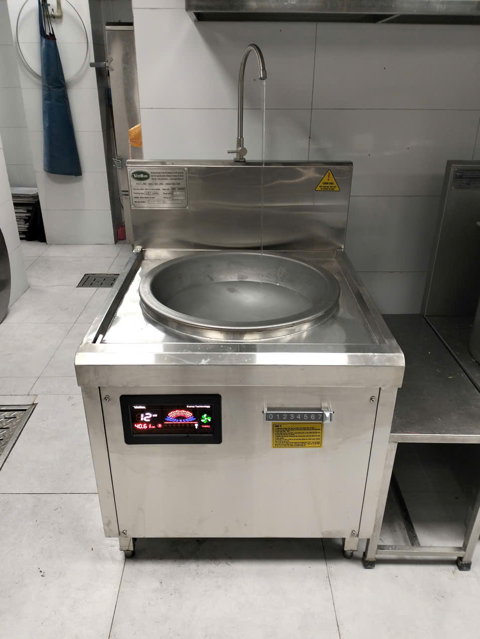 Bếp từ công nghiệp Việt Hàn lắp đặt tại Bệnh viện Phụ Sản Trung ương năm 2026