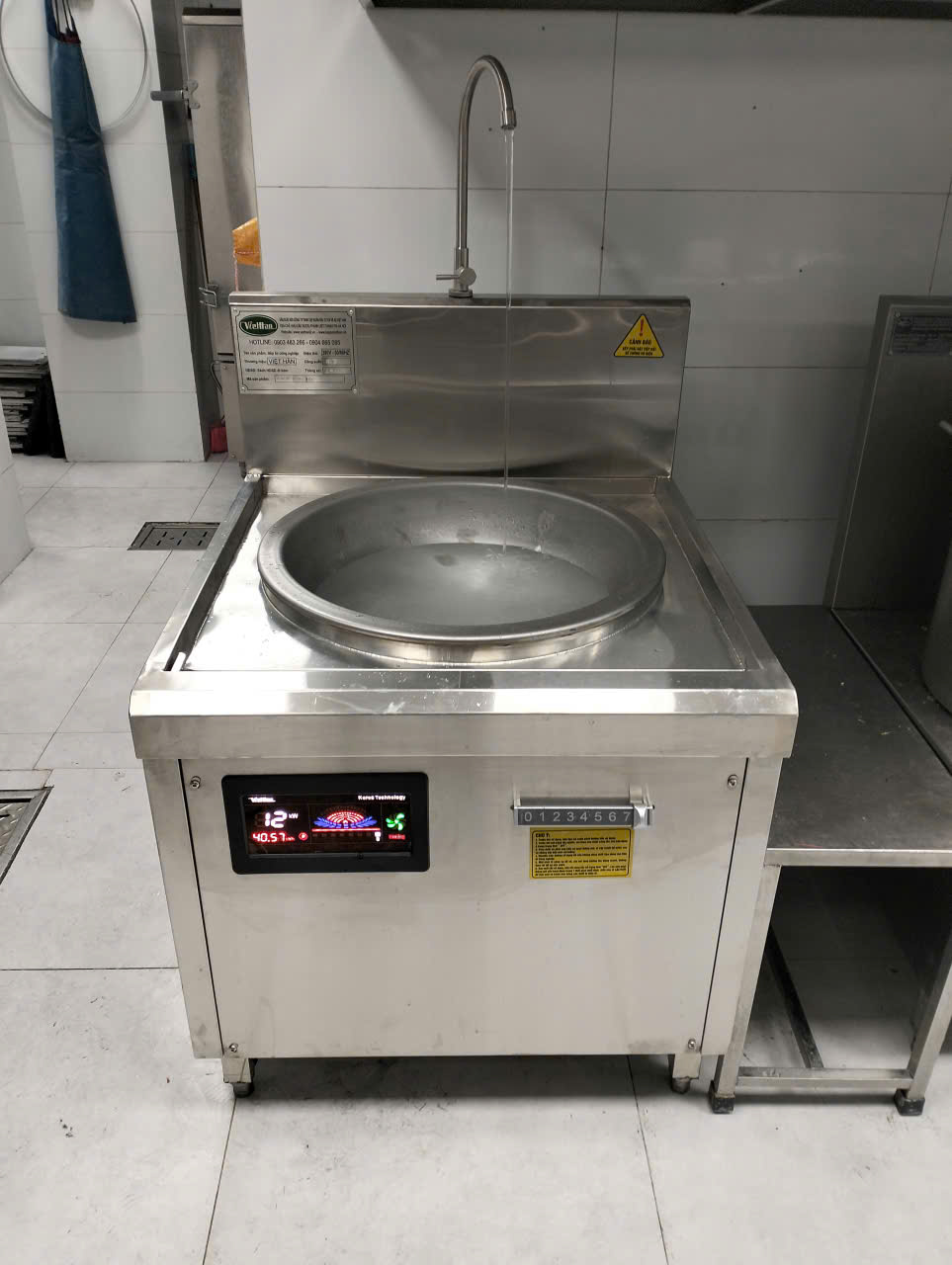 Bếp từ công nghiệp Việt Hàn lắp đặt tại Bệnh viện Phụ Sản Trung ương năm 2026