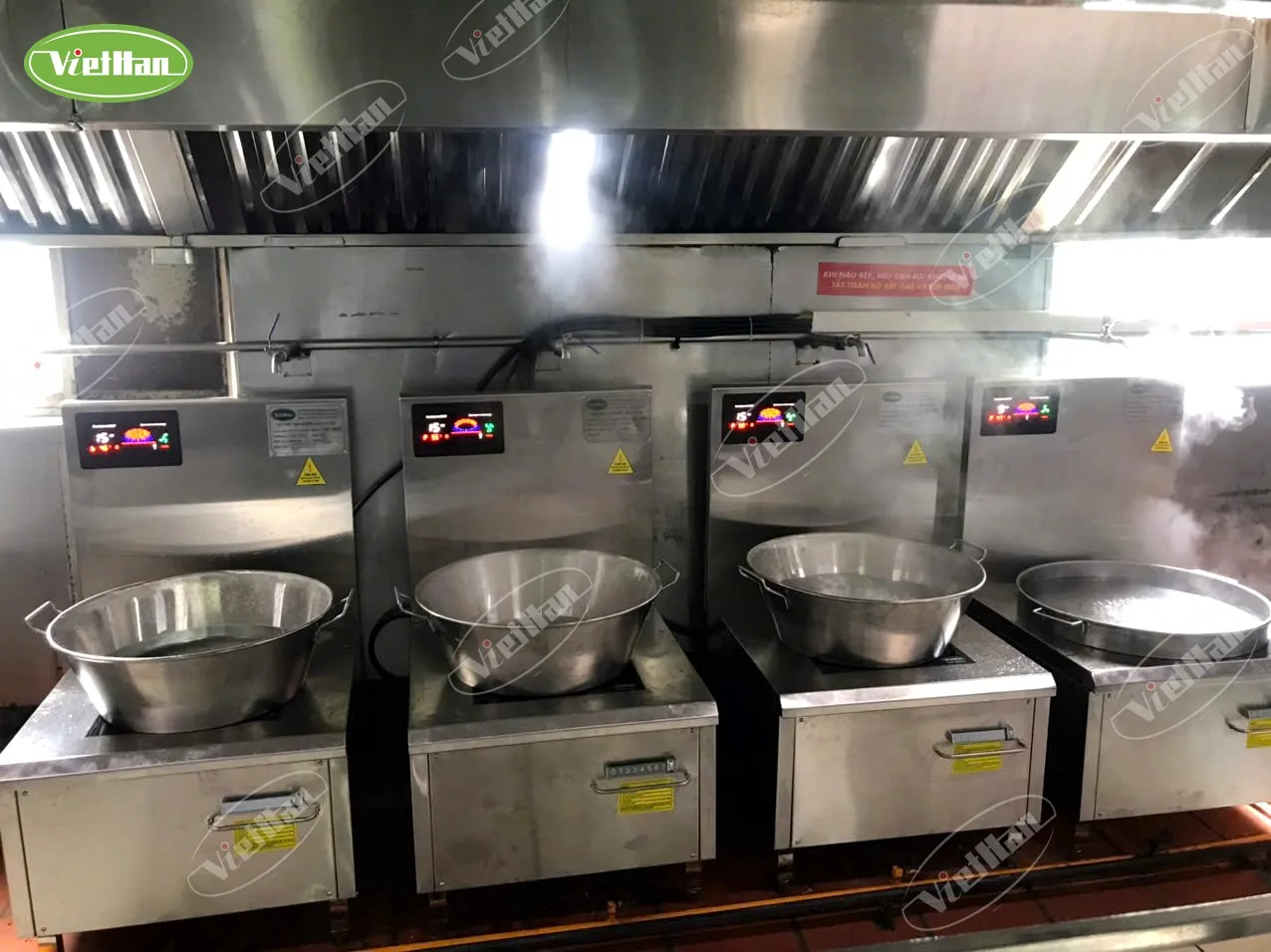 công trình bếp từ công nghiệp Việt Hàn tại Đà Nẵng