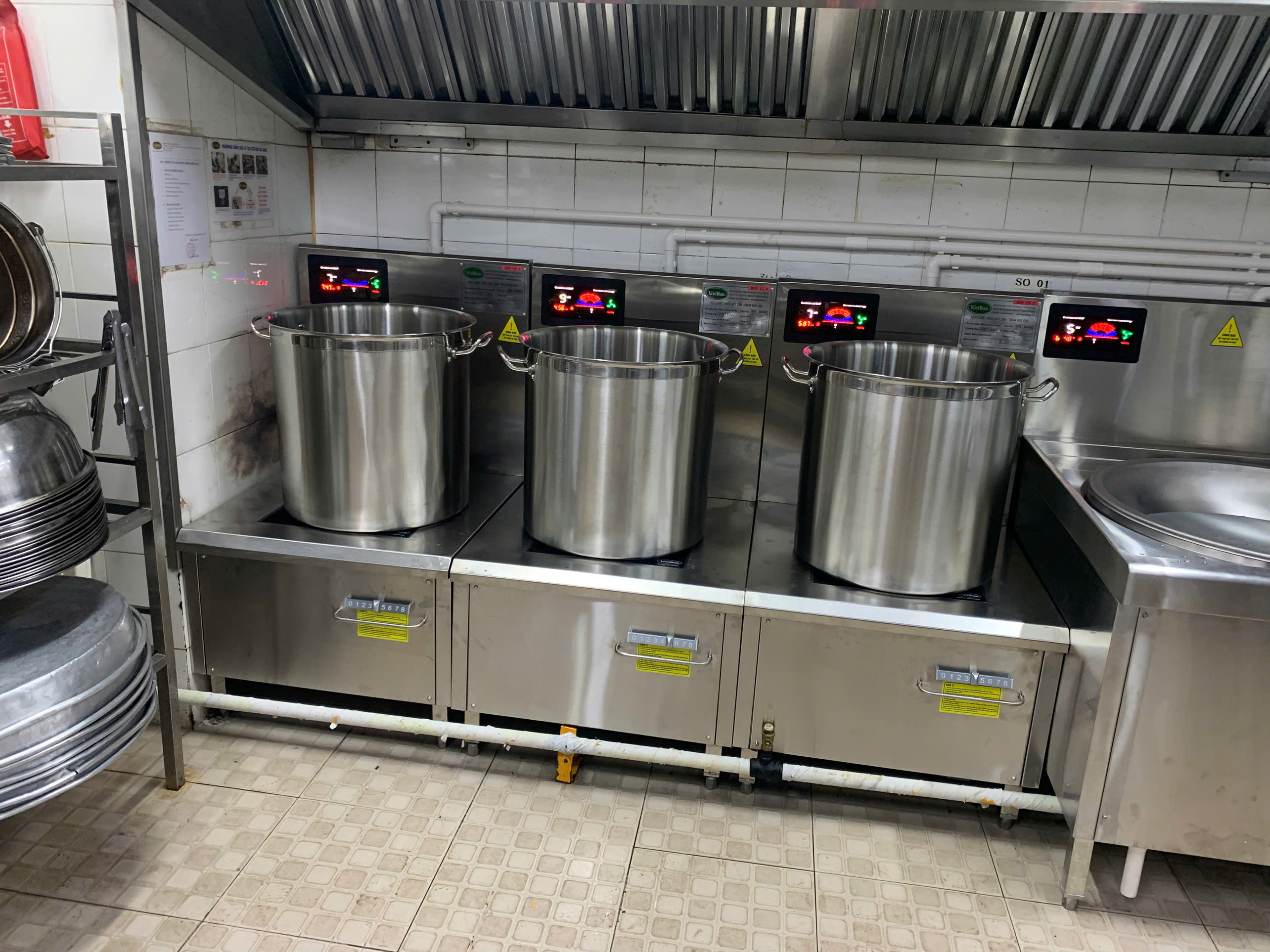 Bếp từ công nghiệp Việt Hàn lắp đặt tại Nhà máy King Jim Mỹ Phước 3 Bình Dương năm 2026