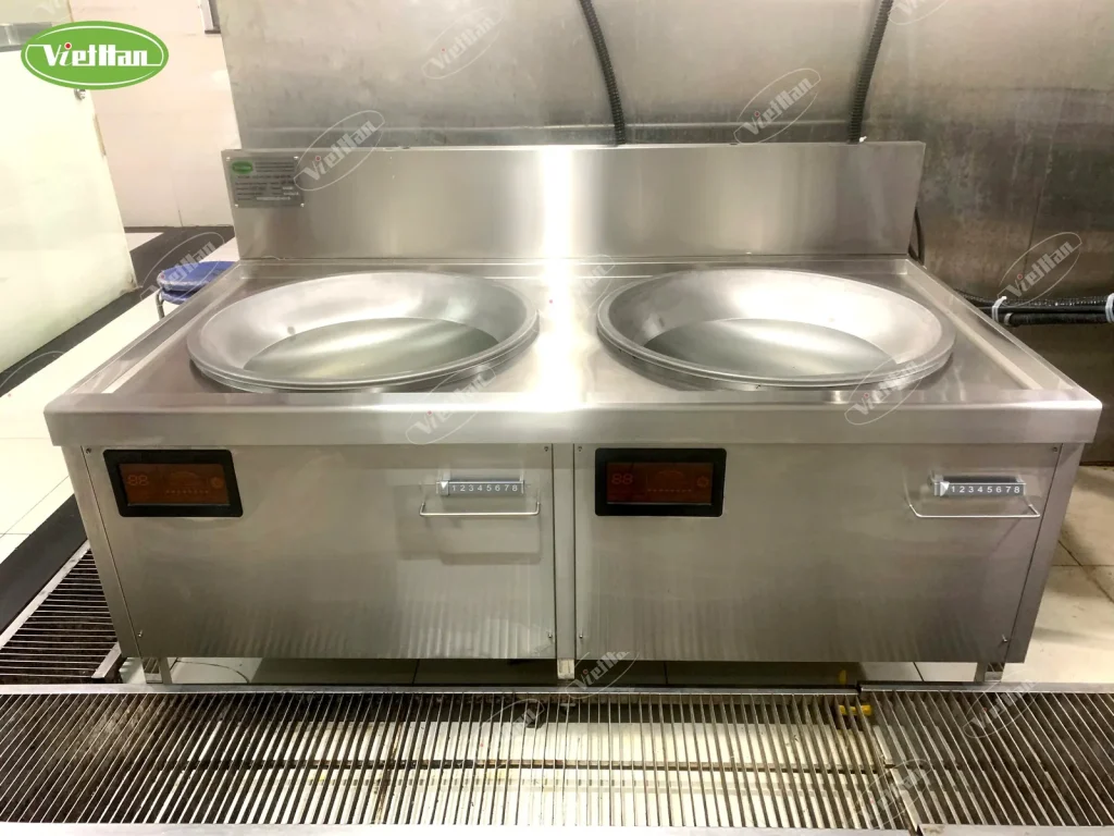 Lắp đặt bếp từ công nghiệp tại Nhà máy Việt Long Hưng 14 Bếp từ công nghiệp Việt Hàn lắp đặt tại Nhà máy Việt Long Hưng - ảnh 1