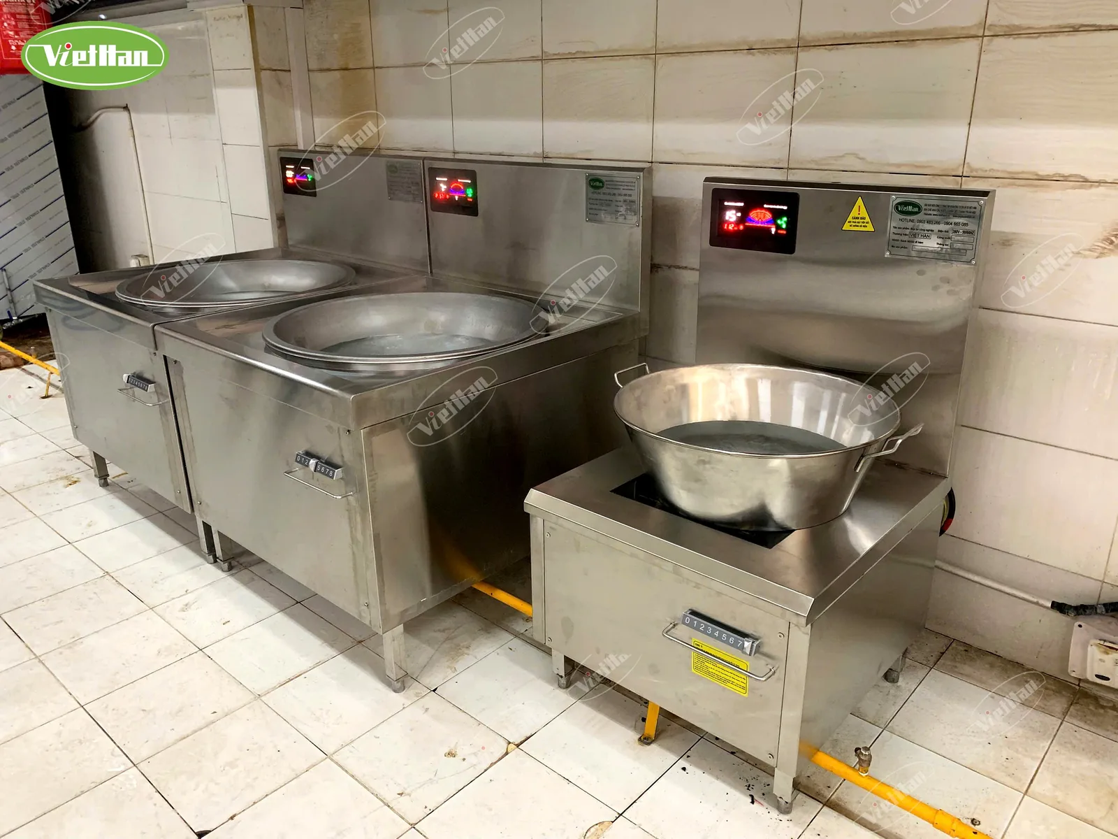 Bếp từ công nghiệp Việt Hàn lắp đặt tại Công ty điện tử Sumidai Quảng Ngãi - ảnh 1