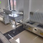 Bếp từ công nghiệp đôi mặt phẳng tại trường học