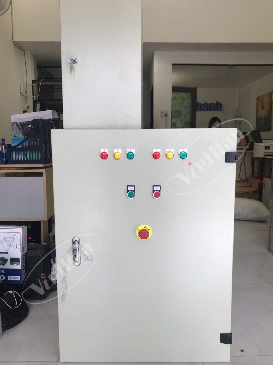công trình bếp từ công nghiệp Việt Hàn cho khu bếp nấu nước dùng