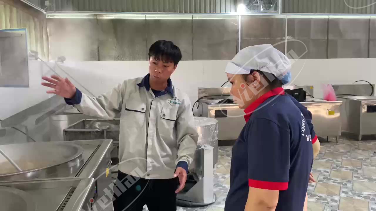 công trình bếp từ công nghiệp Việt Hàn cho căn tin và bếp ăn tập thể