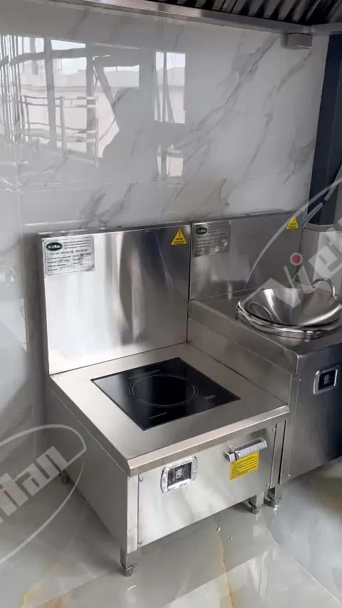 Bếp từ công nghiệp dùng điện 1 pha hay 3 pha: cách chọn đúng 4 công trình bếp từ công nghiệp Việt Hàn lắp đặt theo nguồn điện phù hợp