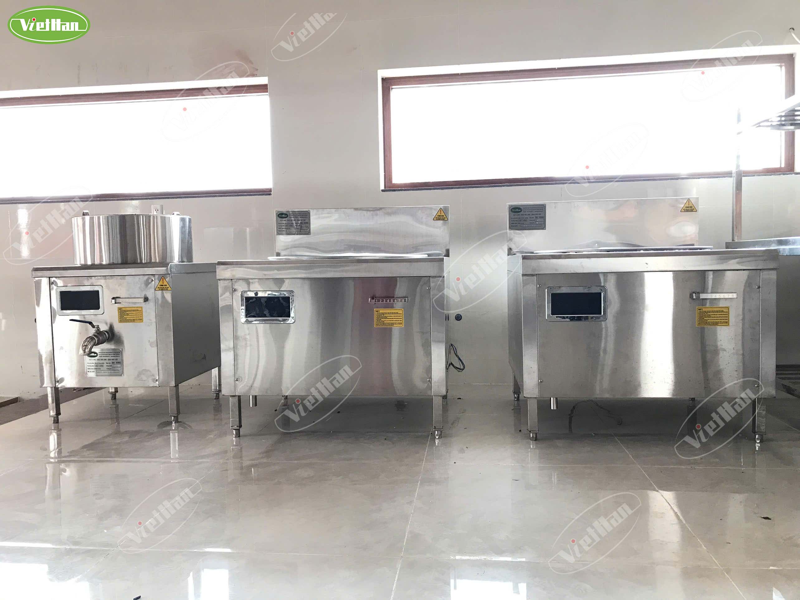 hình ảnh công trình bếp từ công nghiệp Việt Hàn thực tế